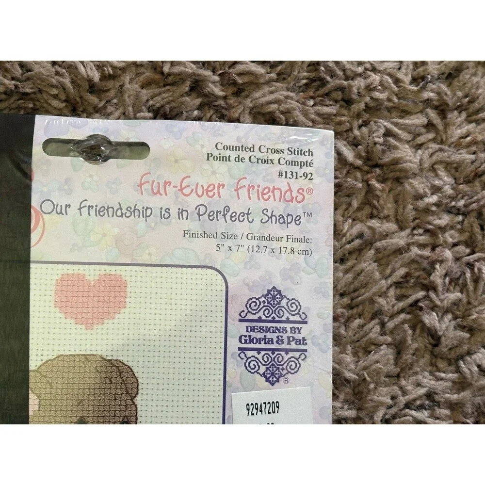 Janlynn Precious Moments Cross Stitch Kit Our Friendship is in Perfect Shape NEW